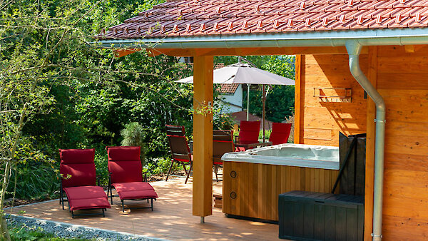 Luxus-Chalets mit Terrasse im Bayerischen Wald